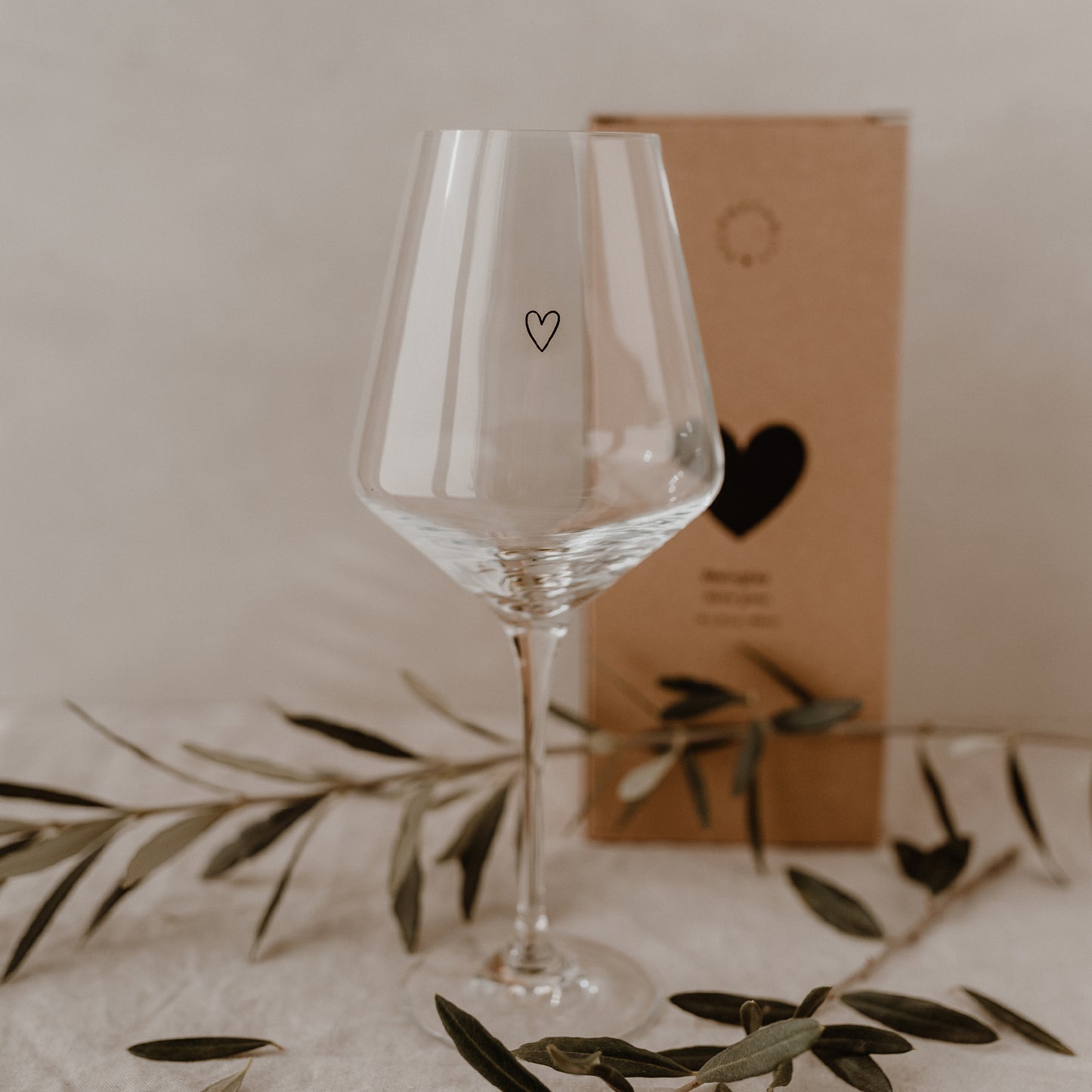 Wine glass 490ml heart (PU = 4 pieces)