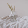 Vase en verre petit coeur (UE = 6 Pièces)