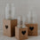 Vase en verre petit coeur (UE = 6 Pièces)