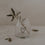 Vase en verre petit coeur (UE = 6 Pièces)