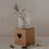 Vase aus Glas mittel Punkte (VE = 6 Stk)