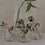 Vase moyen en verre Hello (UE = 6 Pièces)