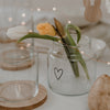 Vase aus Glas mittel Herz (VE = 6 Stk)
