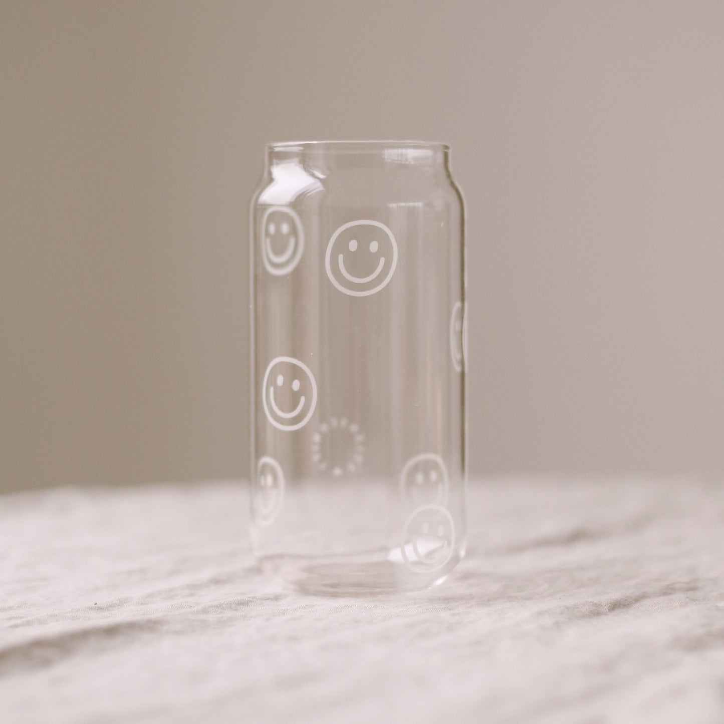 Tall drinking glass Smileys (PU = 6 pieces)