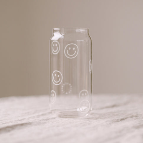 Tall drinking glass Smileys (PU = 6 pieces)