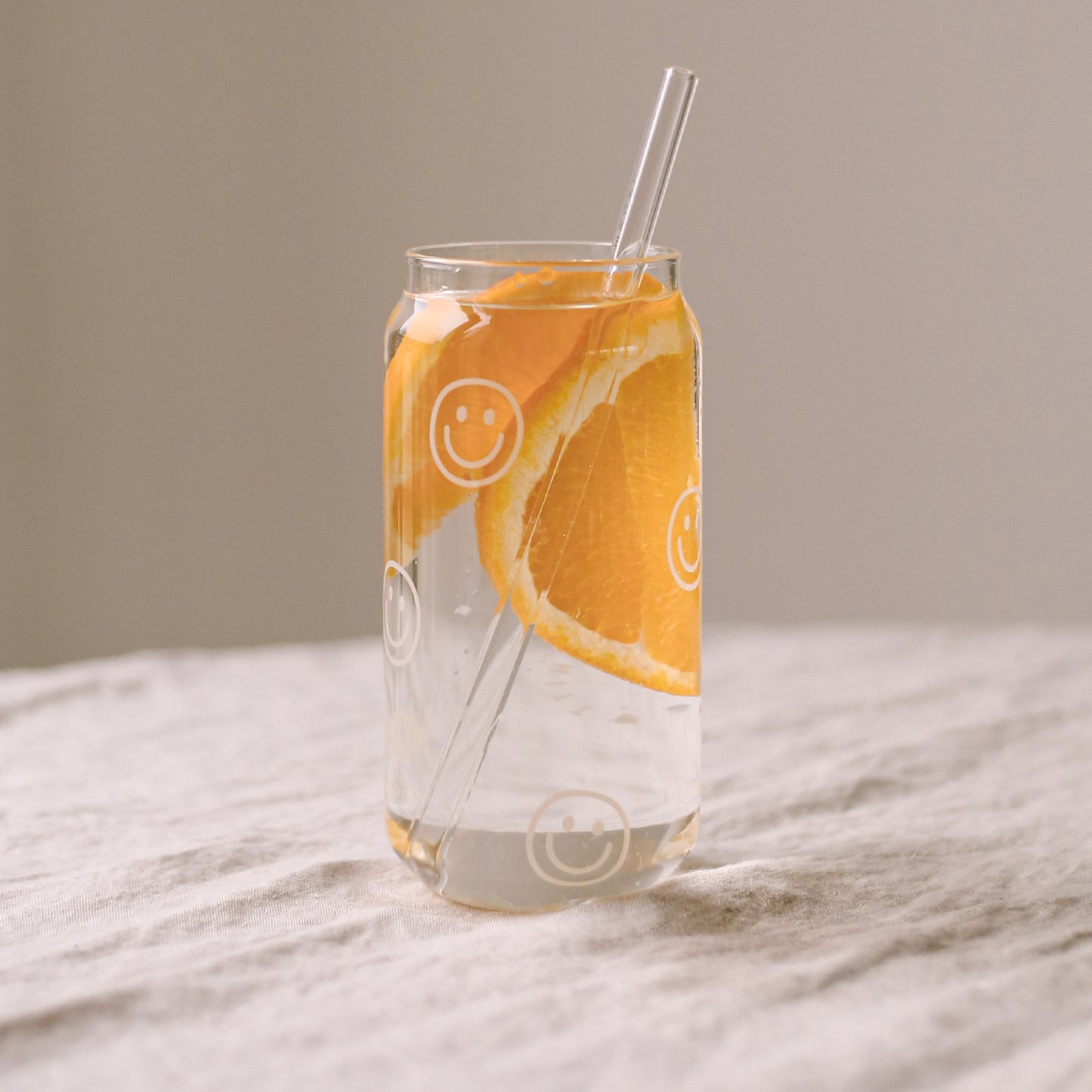 Tall drinking glass Smileys (PU = 6 pieces)