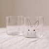 Drinking glass rabbit black (PU = 4 pieces)