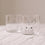 Drinking glass rabbit black (PU = 4 pieces)