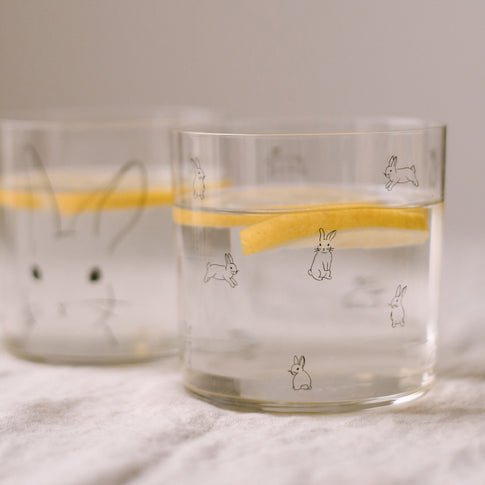 Verre à boire lapin noir (UE = 4 Pièces)