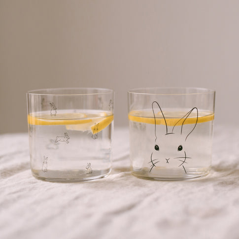 Verre à boire lapin noir (UE = 4 Pièces)