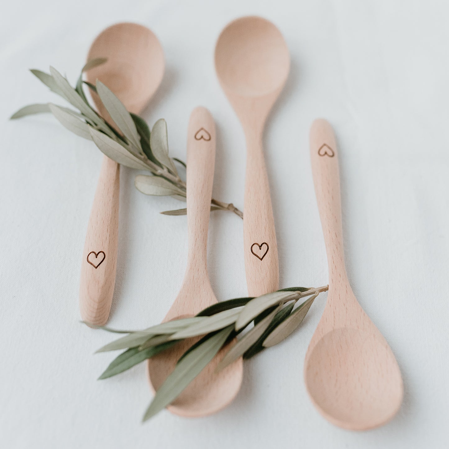 Holzlöffel im 4er Set (VE = 8 Stk)