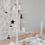 Wooden Pendant Fir black in a Set of 8 (VE = 8 pieces)
