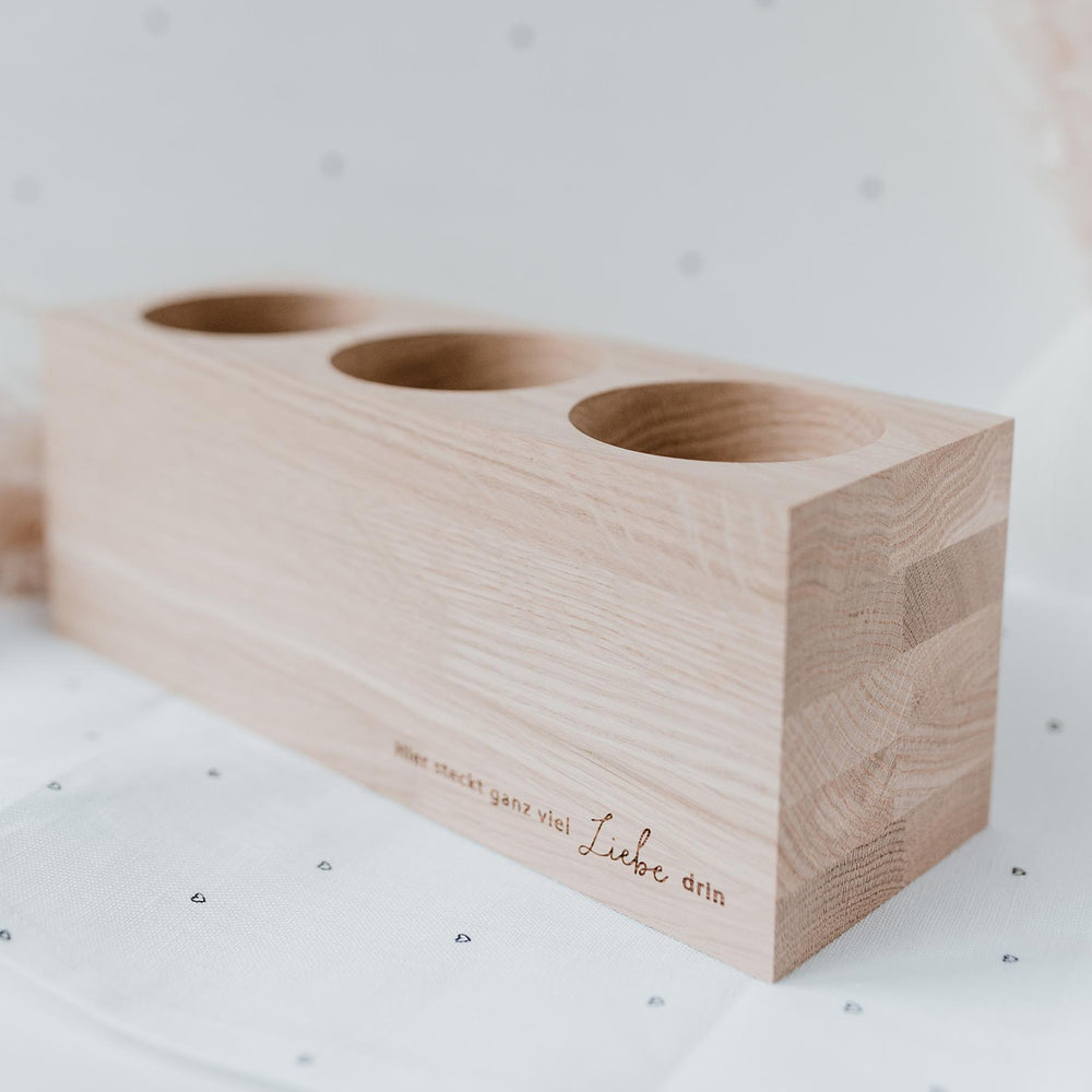 Wooden Block Heart (PU = 3 pieces)