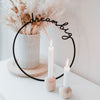 Wooden Wreath Dream Big 31cm (PU = 8 pieces)