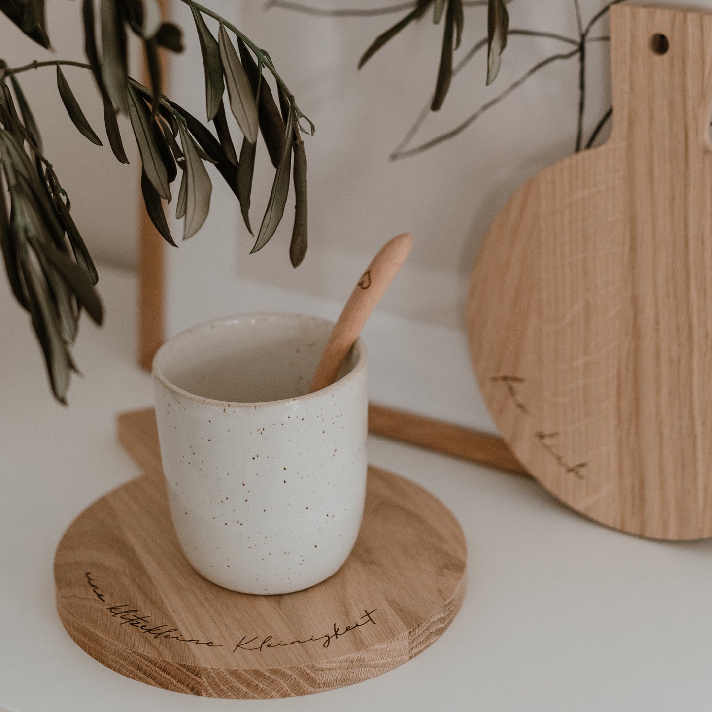 Mini planches à découper Kleinigkeit en chêne en lot de 2 (UE = 5 Ensembles)