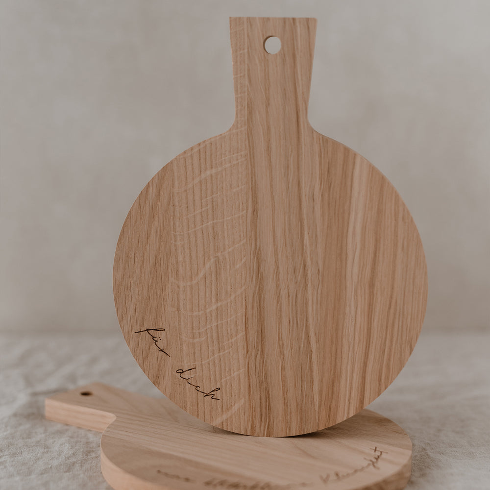 Mini planches à découper Kleinigkeit en chêne en lot de 2 (UE = 5 Ensembles)