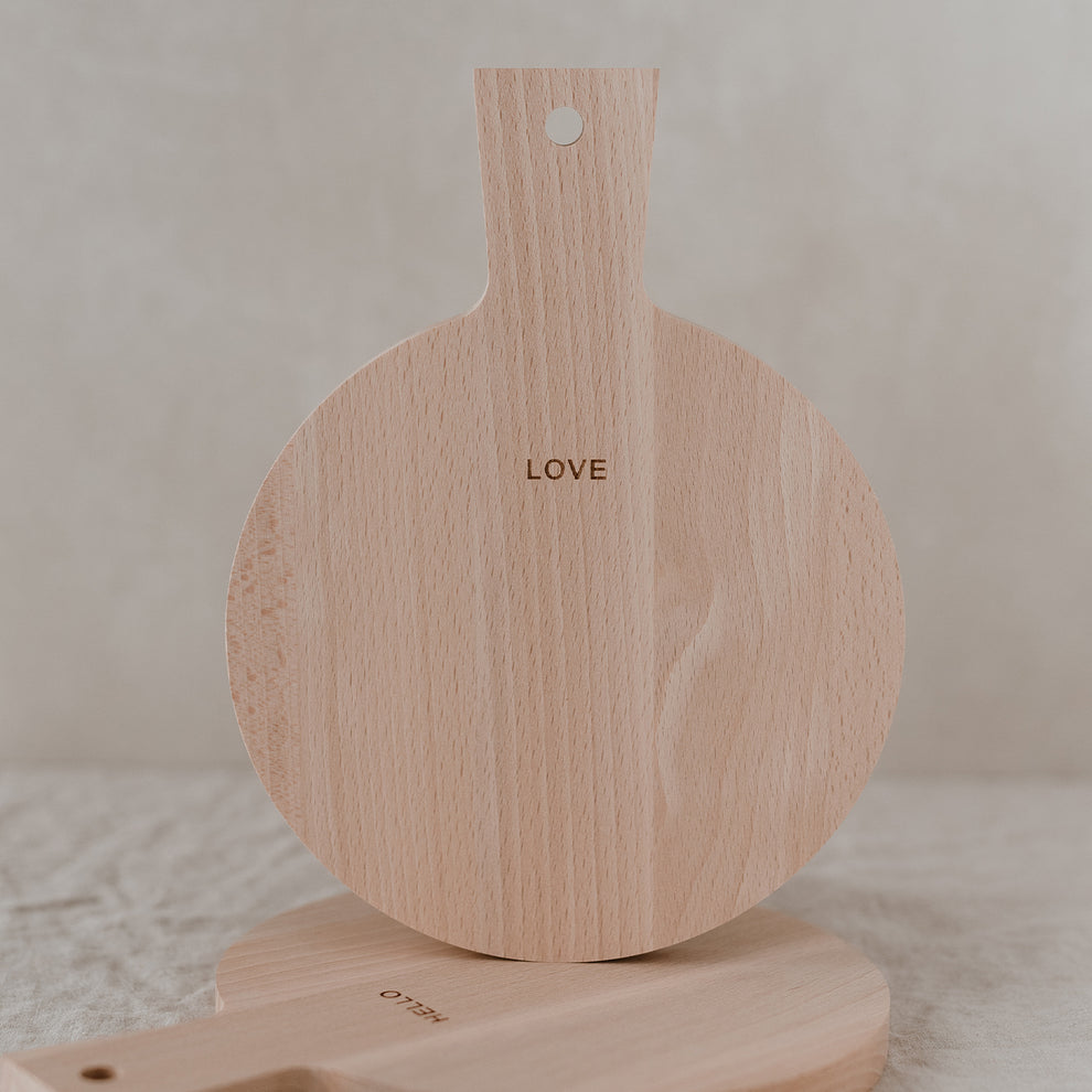 Mini Cutting Boards Hello Love Set of 2 (PU = 5 sets)