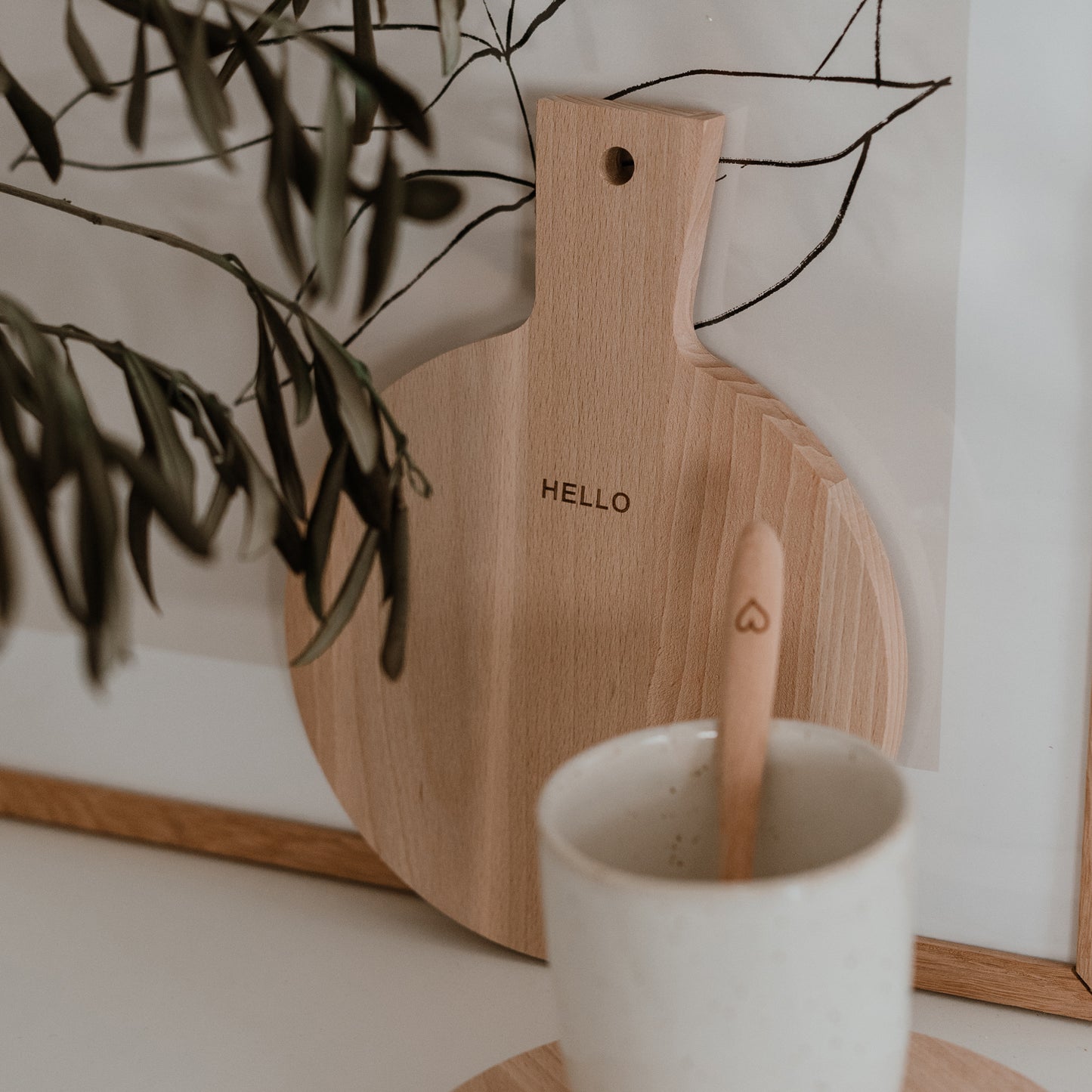 Mini Cutting Boards Hello Love Set of 2 (PU = 5 sets)