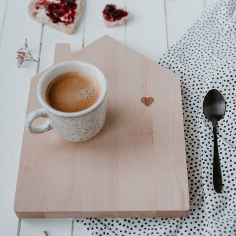Planche de petit-déjeuner en forme de Maison (UE = 5 Pièces)