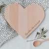 Breakfast board heart (PU = 5 pieces)