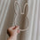 Couronne en bois Lapin Nature (UE = 8 Pièces)