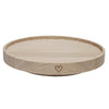 Oak Turning Plate heart 28cm (PU = 3 pieces)
