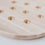 Round candle board made of oak 32cm (for stick candles) (PU = 3 pieces)