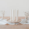 Round candle board made of oak 32cm (for stick candles) (PU = 3 pieces)