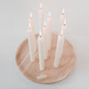 Round candle board made of oak 32cm (for stick candles) (PU = 3 pieces)