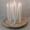 Round candle board made of oak 32cm (for stick candles) (PU = 3 pieces)