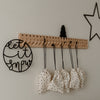 Wooden wreath Let It Snow (PU = 8 pieces)