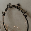Wooden Wreath It's Cold Outside (PU = 8 pieces)