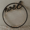 Wooden Wreath Noel (PU = 8 pieces)