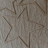 Couronne en bois Étoile Naturelle en lot de 3 (UE= 8 Pièces)