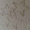 Couronne en bois Étoile Naturelle en lot de 3 (UE= 8 Pièces)