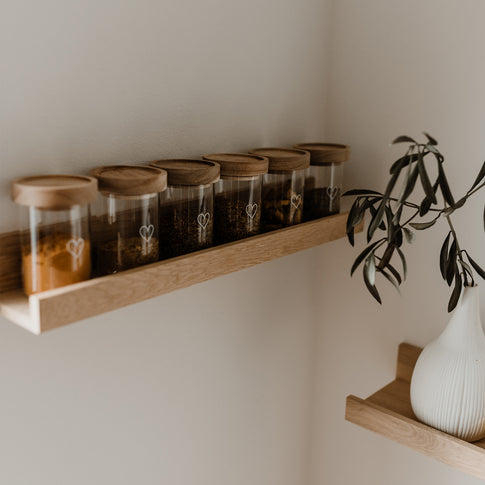Shelf oak 48 cm (PU = 3 pieces)