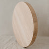 Rundes Kerzenbrett aus Eiche 32cm „Blanko“ (VE = 3 Stk)