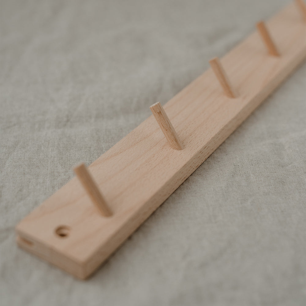 Hakenleiste mit Kartenhalter 42cm (VE = 3 Stk)