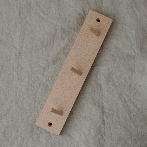 Barre à crochets avec porte-cartes 25 cm (UE = 3 Pièces)