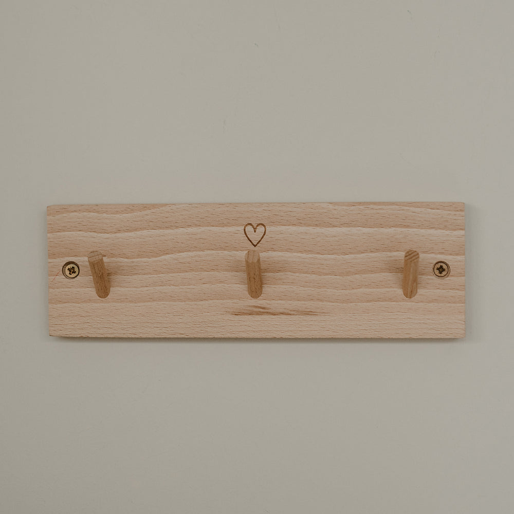 Hakenleiste Herz 23cm (VE = 3 Stk)