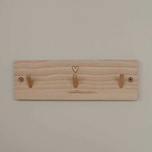 Hakenleiste Herz 23cm (VE = 3 Stk)