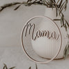 Wooden Wreath Mama (PU = 8 pieces)