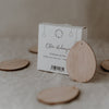 Holzanhänger Eier Natur im 8er Set (VE = 8 Sets)