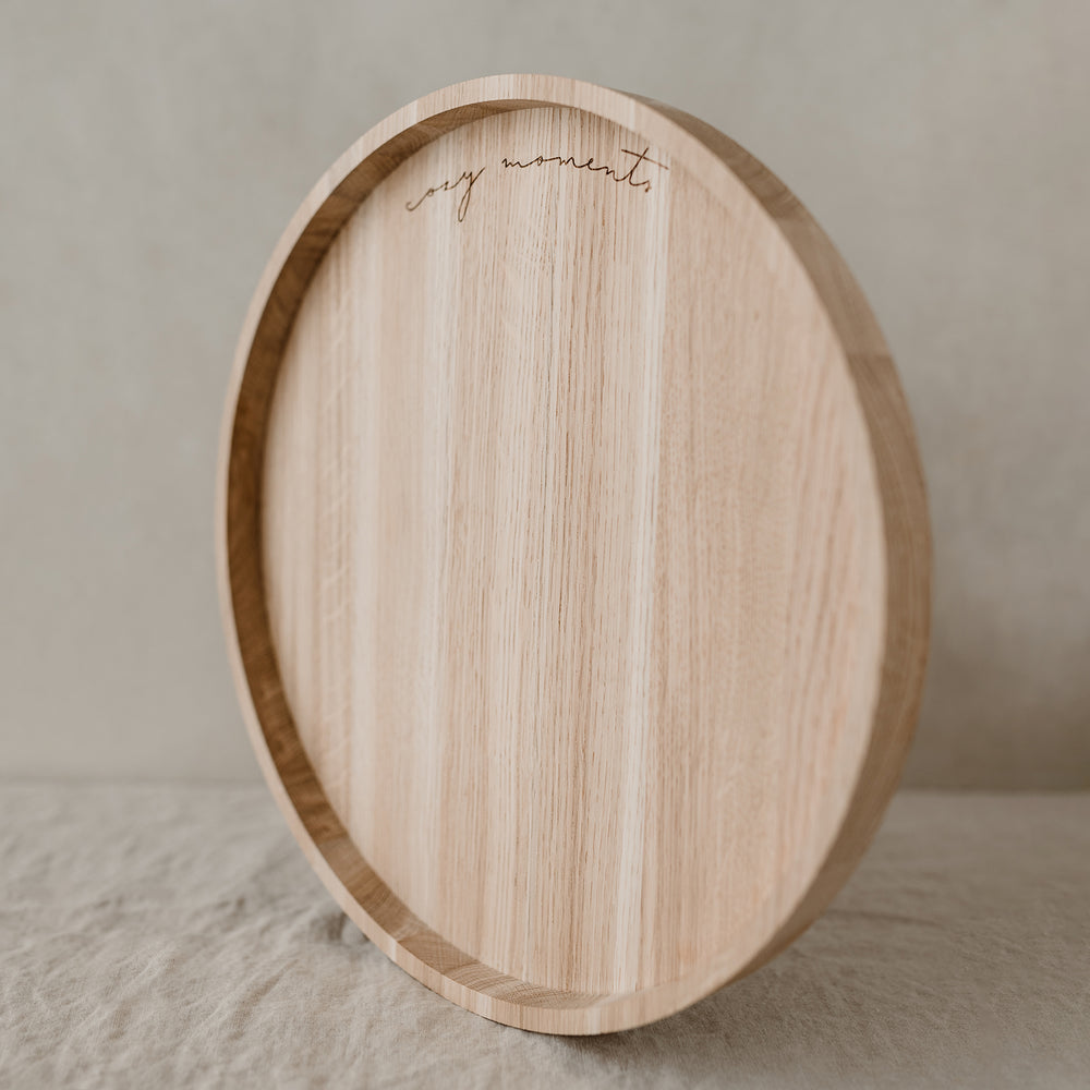 Tray Cozy Moments made of oak 36cm (PU = 3 pieces)