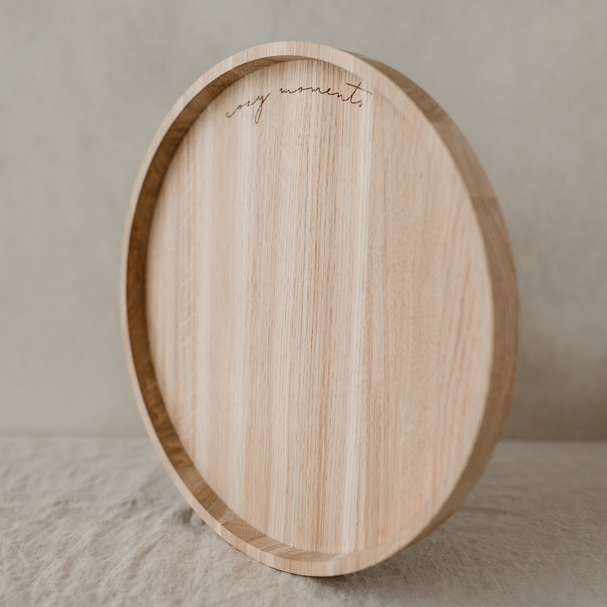 Tray Cozy Moments made of oak 36cm (PU = 3 pieces)