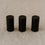 Crochets muraux noirs en lot de 3 (UE = 6 Ensembles)