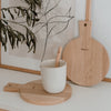 Mini planches à découper Hello Love en chêne en lot de 2 (UE = 5 Ensembles)