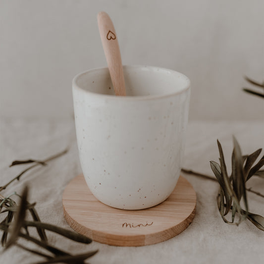 Dessous de verre en chêne Mini (UE = 8 Pièces)