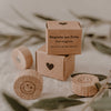 Wooden Magnet Set of 3 Smiley (PU = 6 sets)