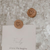 Wooden Magnet Set of 3 Hearts (PU = 6 sets)